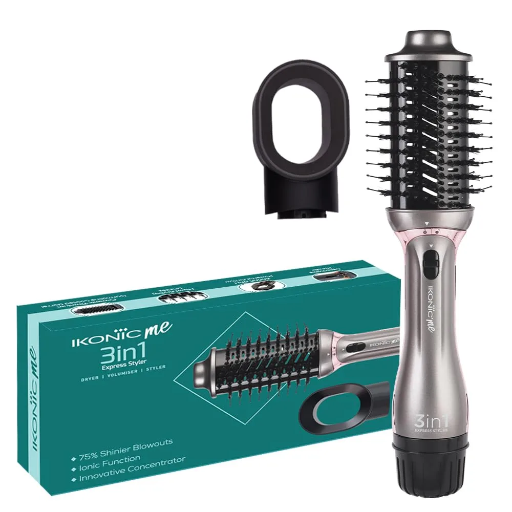 IKONIC 3 in 1 Express Styler Grey for Womens image 3