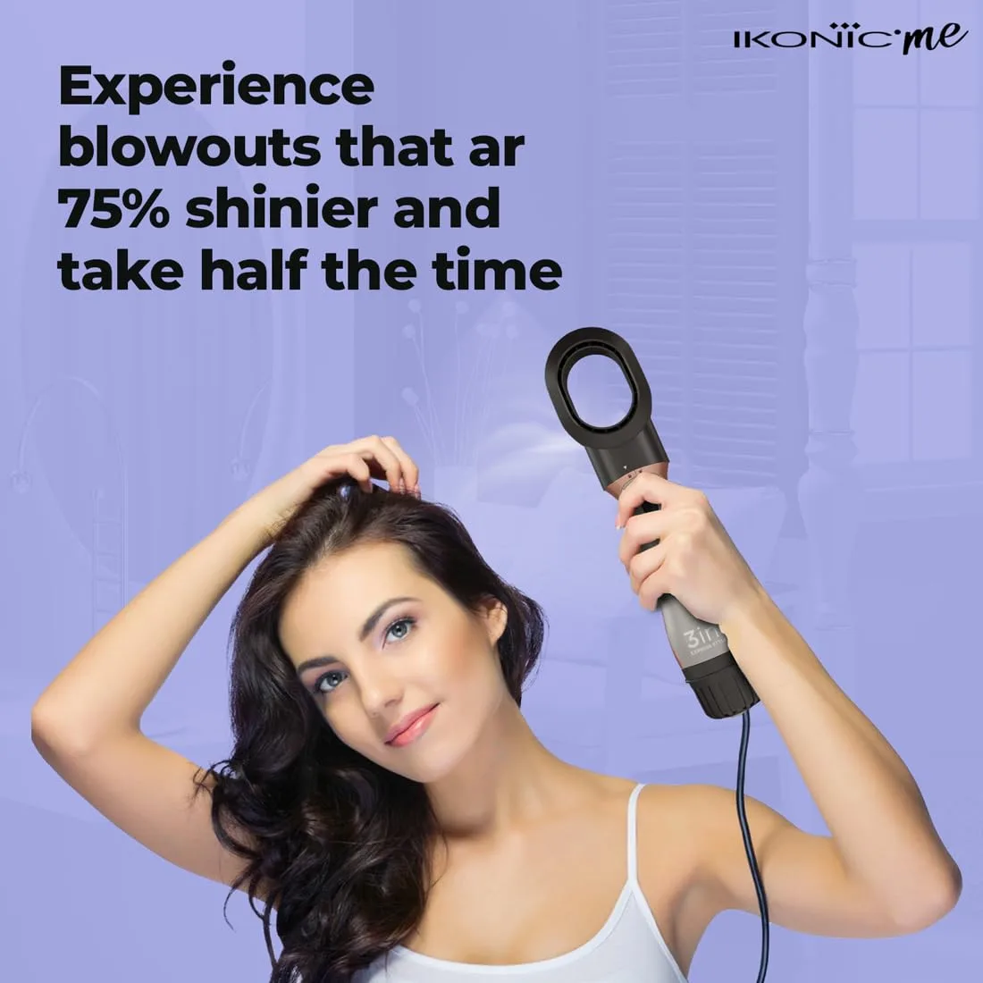 IKONIC 3 in 1 Express Styler Grey for Womens image 6