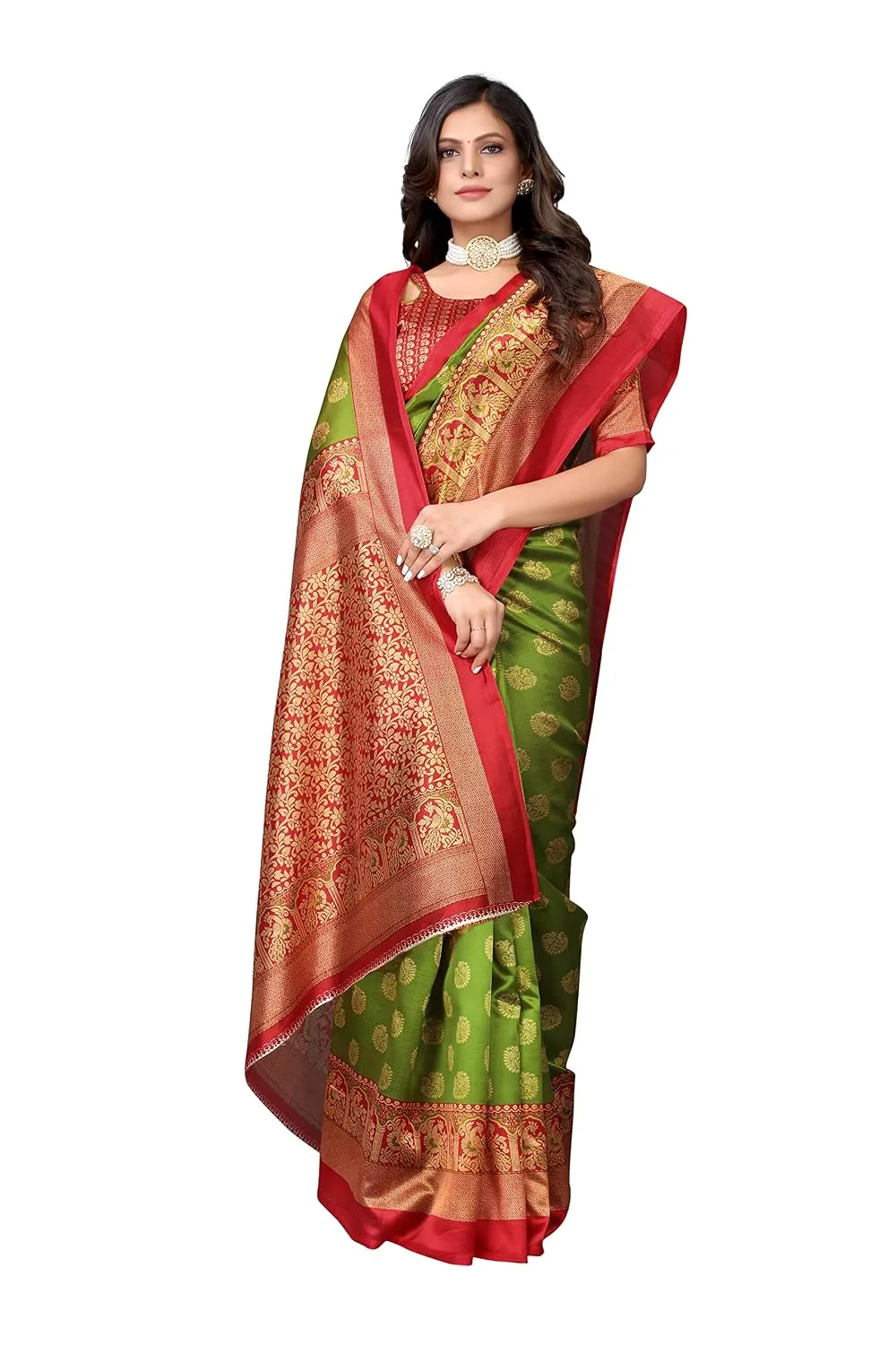 Women's Jacquard Art Silk image 2