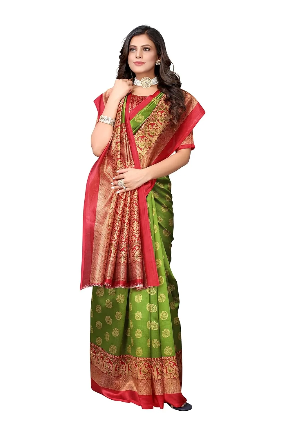 Women's Jacquard Art Silk image 3