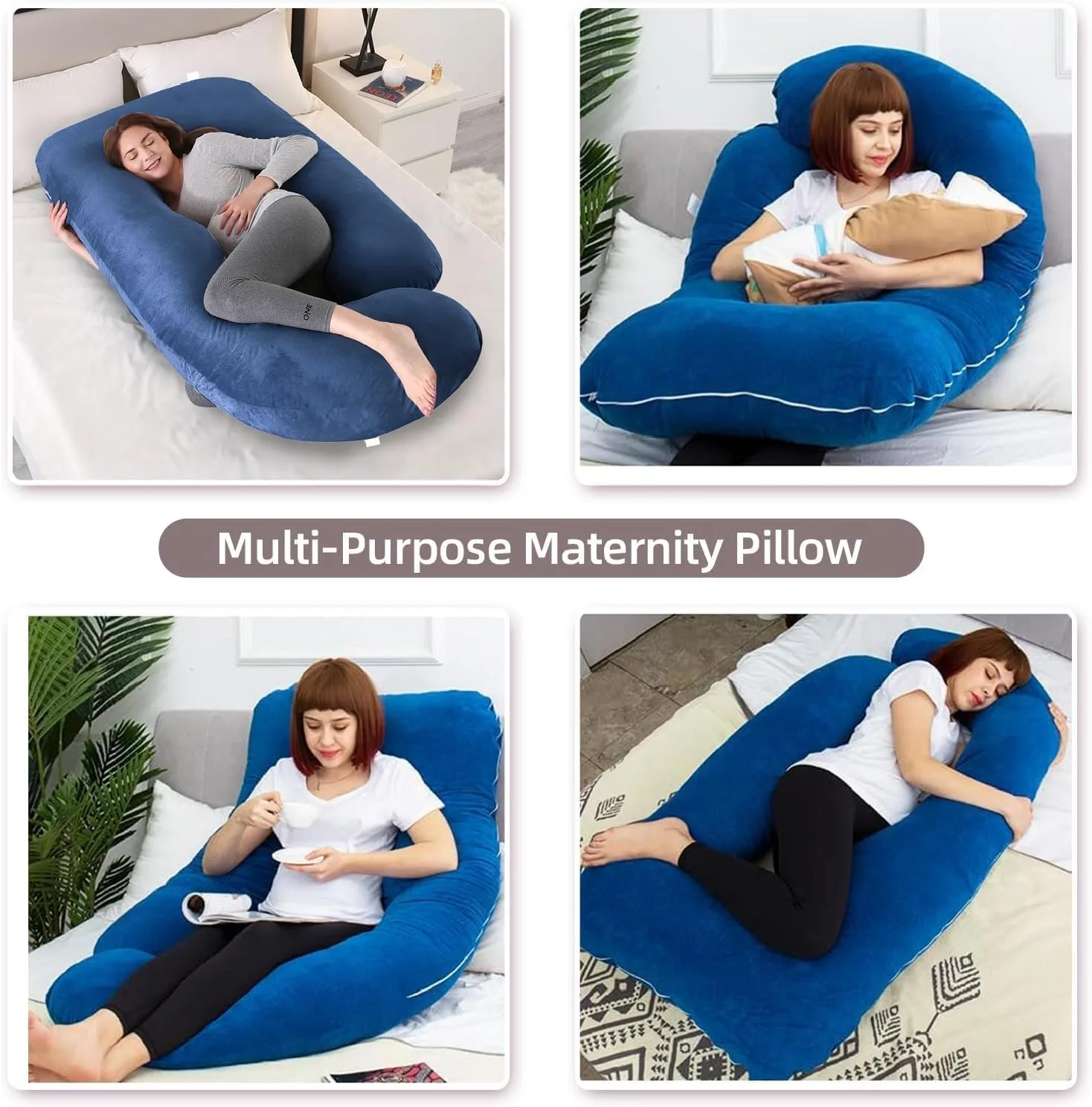 U-Shape Full Body Pregnancy Pillows, Maternity Pillow for Sleeping Support for Pregnant Woman image 5
