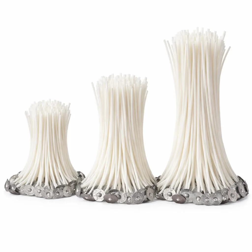 Candle Wicks Set – 150 Pcs 3/5/7 Inch Pre-Waxed Cotton Wicks with Metal Sustainers buy Near Me