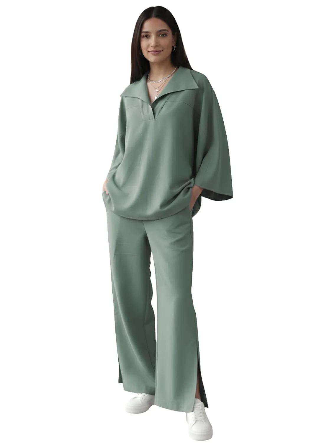 Buy Co Ord Set for Women Stylish | Linen Cord Set for Women buy at nearme.com.np
