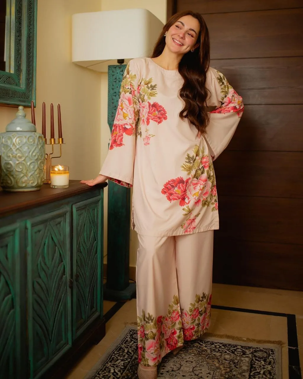 Cord Set for Women Cotton Stylish Poly Rayon - Turkish Co Ord Set for Women at Near Me Online image 2