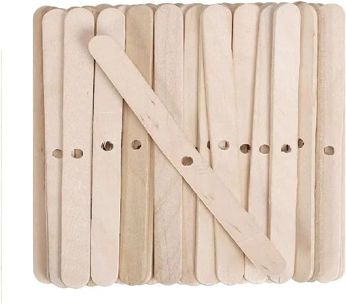 Wooden Wick Stick -50Pcs|Wick Holders for Candle Making buy at Near Me Online image 2