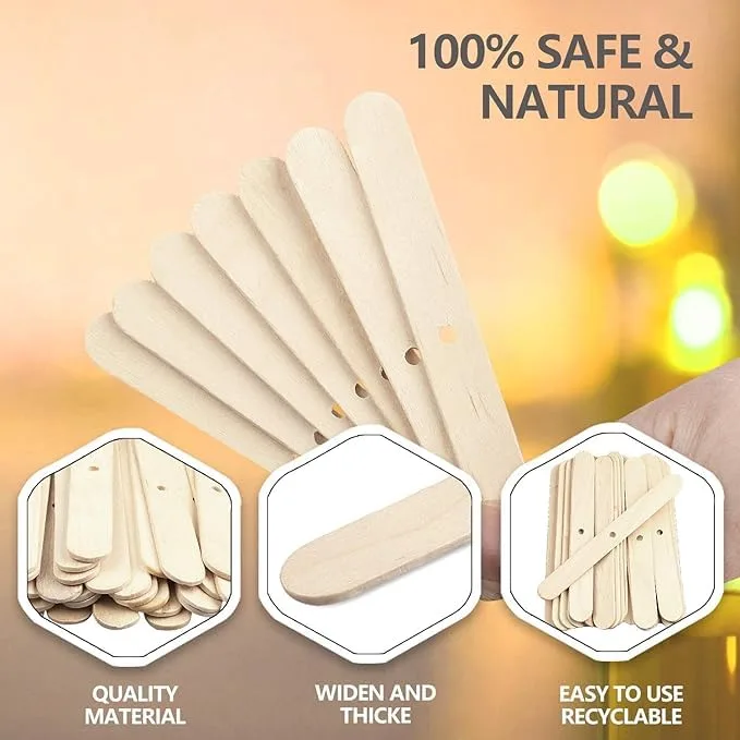Wooden Wick Stick -50Pcs|Wick Holders for Candle Making buy at Near Me Online image 7