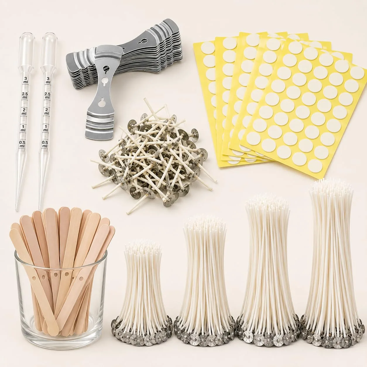 Candle Making Thread | Candle Wick150 (1-2-3-4-5-6 inches) Candles Making Supplies buy Online Nepal