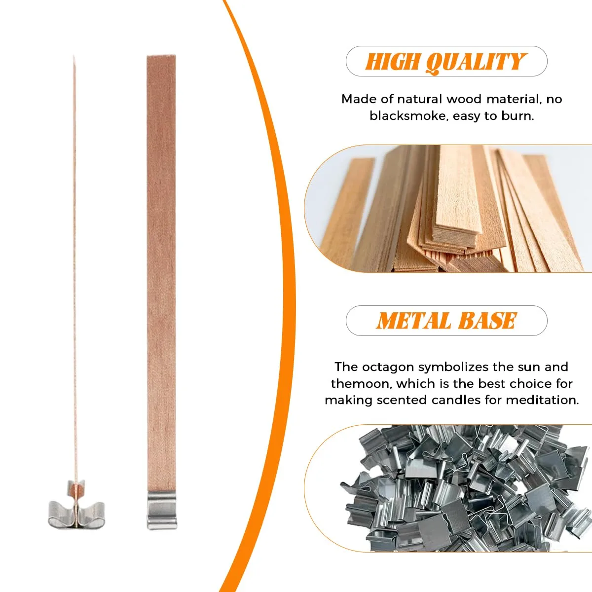 Wooden Candle Wicks Sticks For Candle Making buy Near Me image 3