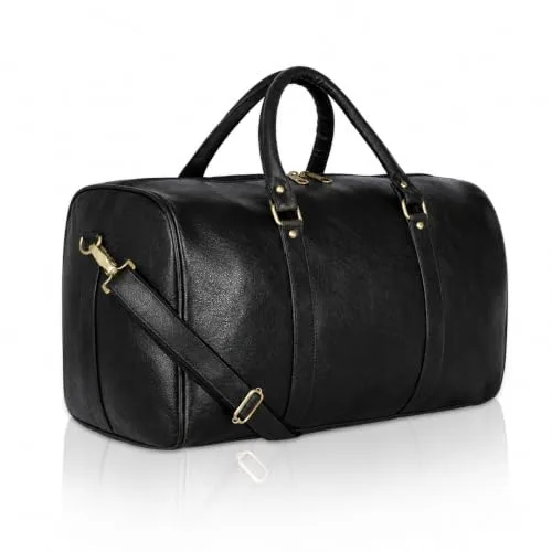 Unisex Duffel Bag for Travelling in Flight for Men and Women — Black