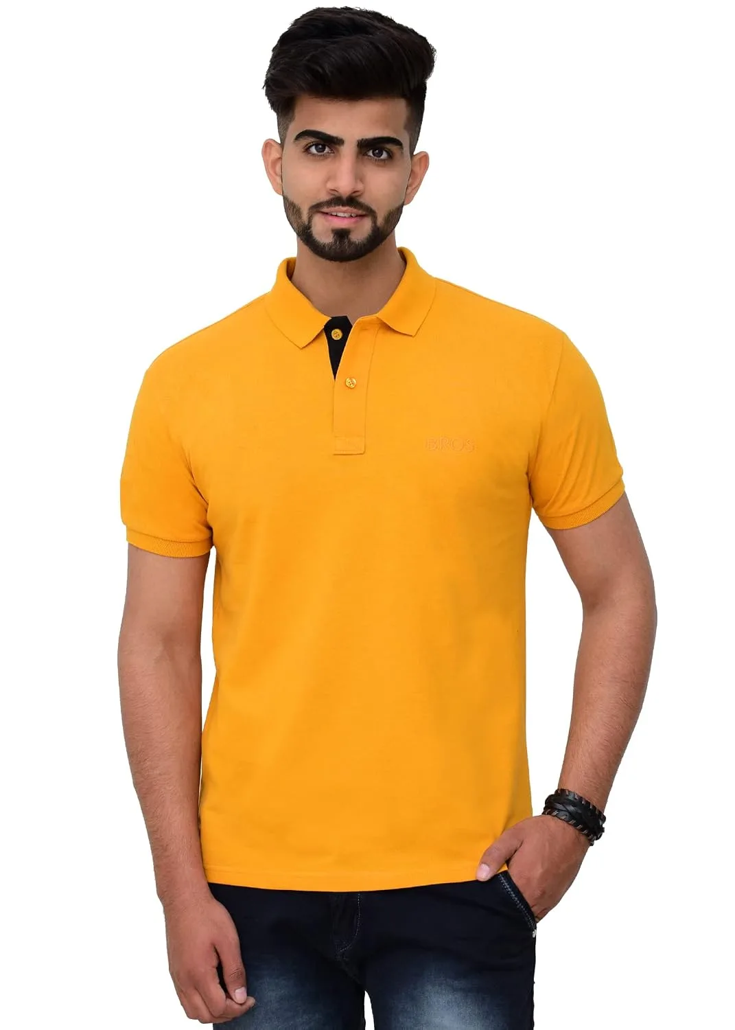 Buy Men's Cotton Blend Half Sleeve Polo Neck T-Shirt at nearme.com.np image 31