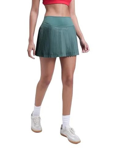 CAVA Navy Plie Pleated Skort image 7 — Pine