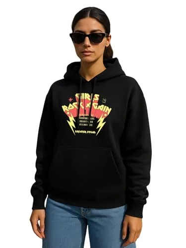 Buy JUNEBERRY® Polycotton Spun Oversized Fit Drop Shoulder Hooded Sweatshirt Full Sleeves Front Graphic Printed Jumper Hoodie for Women (OS_JB_HD_GRP_PP_XXL) Pale Pink at nearme.com.np image 2 — BlackGRA