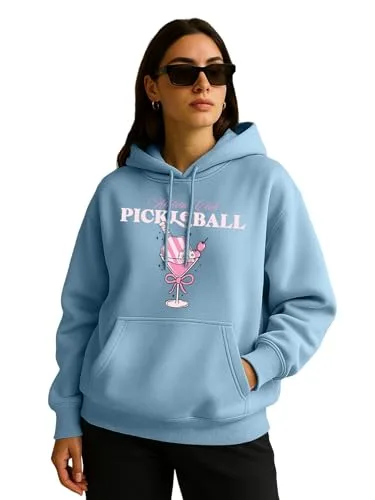 Buy JUNEBERRY® Polycotton Spun Oversized Fit Drop Shoulder Hooded Sweatshirt Full Sleeves Front Graphic Printed Jumper Hoodie for Women (OS_JB_HD_GRP_PP_XXL) Pale Pink at nearme.com.np image 4 — PowderbluePB