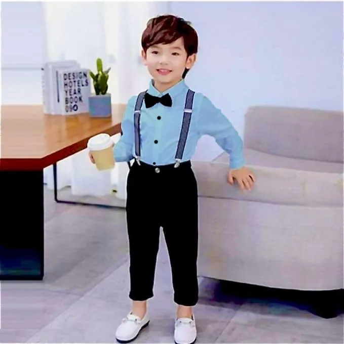 Buy Kids Formalwear Set with Suspenders, Bow Tie and Pants at nearme.com.np image 9