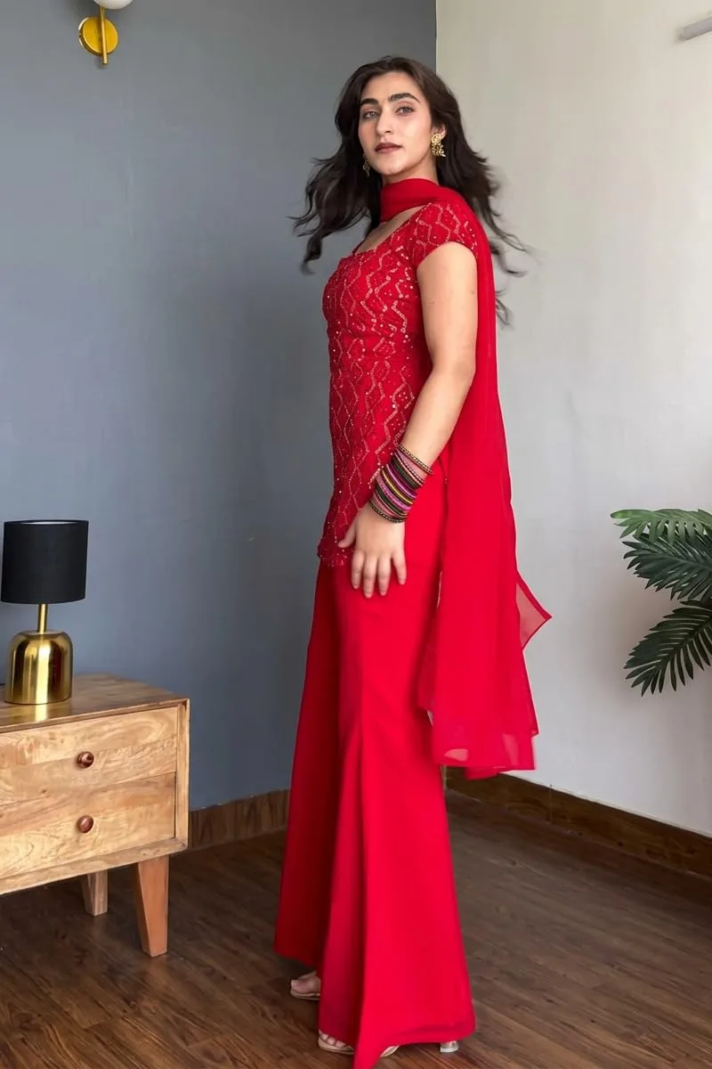 Buy 90's Indian Dresses for Parties | Luxury Designer Salwar Suits for Women at Near Me Store image 5