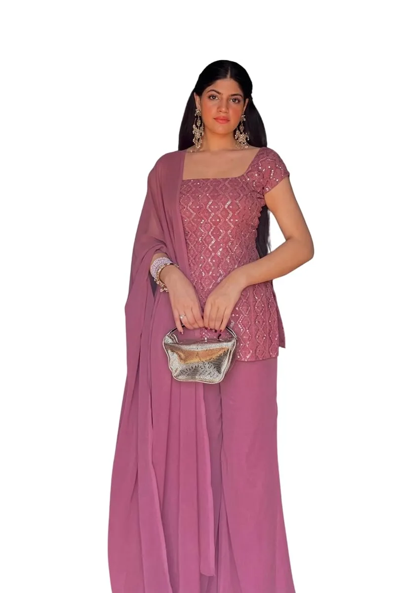 Buy 90's Indian Dresses for Parties | Luxury Designer Salwar Suits for Women at Near Me Store image 10
