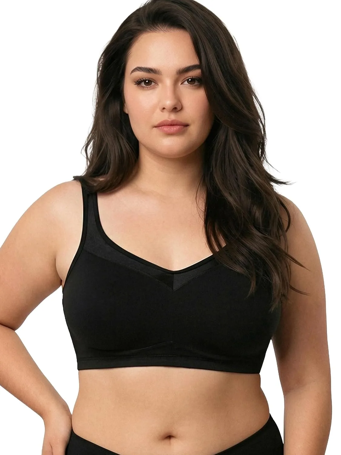 Buy Enamor Full Support Minimizer Cotton Bra For Women Non-Padded, Non-Wired & Full Coverage With Seamless Cup at nearme.com.np image 8