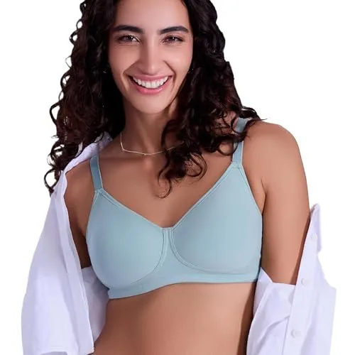 Buy Side Support Shaper Supima Cotton Everyday Bra - Non-Padded, Wirefree & High Coverage at nearme.com.np image 7 — JADE GREEN