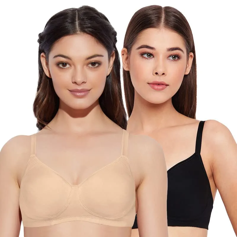 Buy Side Support Shaper Supima Cotton Everyday Bra - Non-Padded, Wirefree & High Coverage at nearme.com.np image 13 — Black/Nude