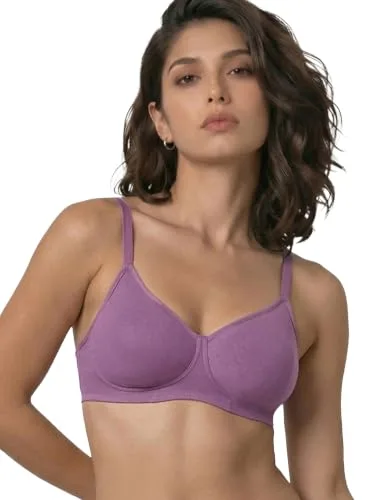 Buy Side Support Shaper Supima Cotton Everyday Bra - Non-Padded, Wirefree & High Coverage at nearme.com.np image 15 — CHINESE VIOLET
