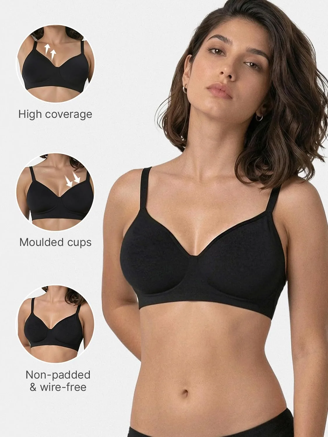 Buy Side Support Shaper Supima Cotton Everyday Bra - Non-Padded, Wirefree & High Coverage at nearme.com.np image 25