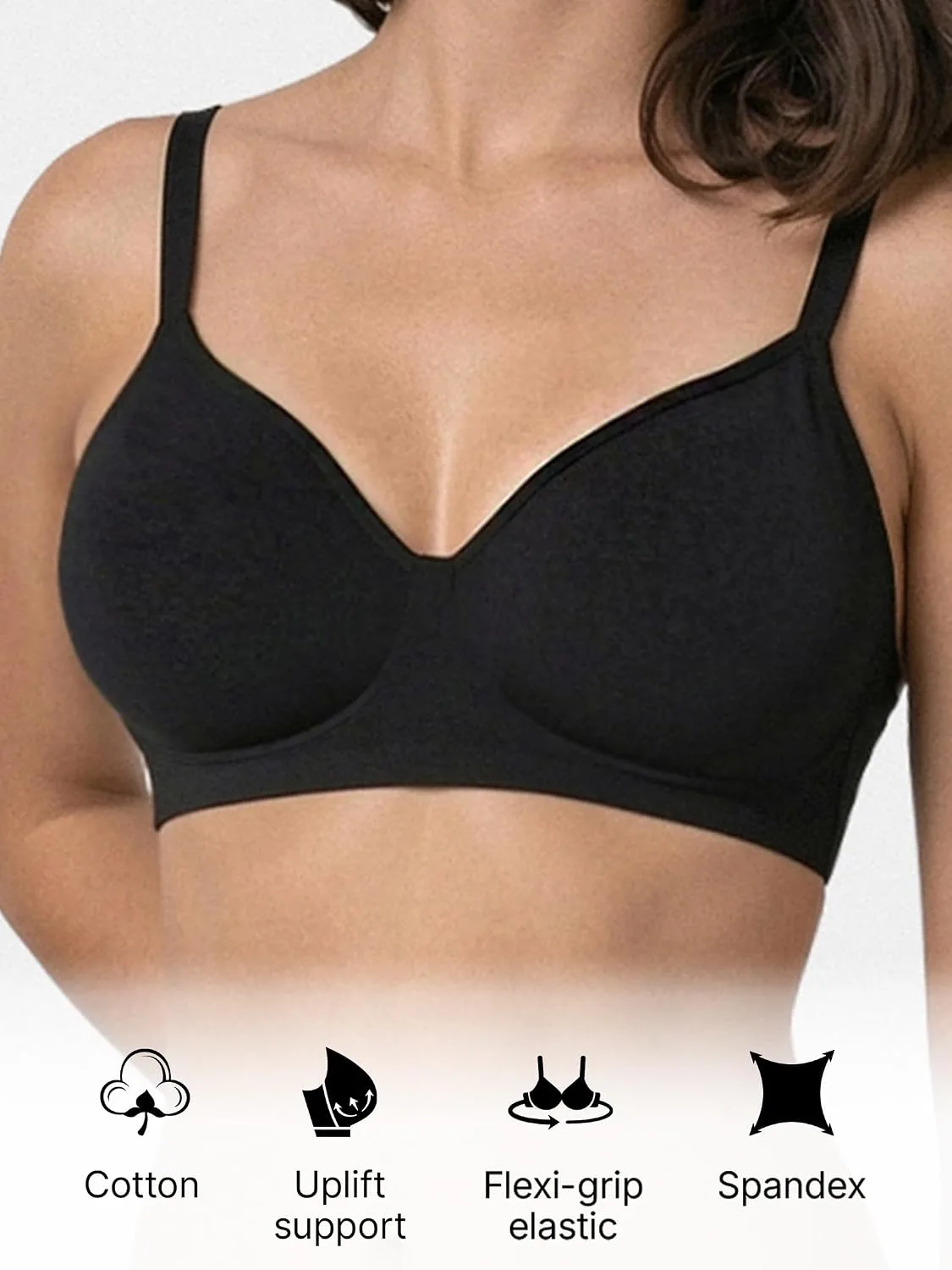 Buy Side Support Shaper Supima Cotton Everyday Bra - Non-Padded, Wirefree & High Coverage at nearme.com.np image 26