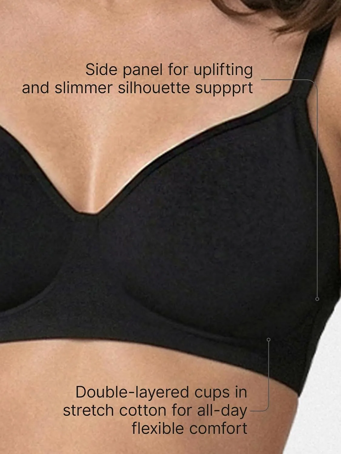 Buy Side Support Shaper Supima Cotton Everyday Bra - Non-Padded, Wirefree & High Coverage at nearme.com.np image 27