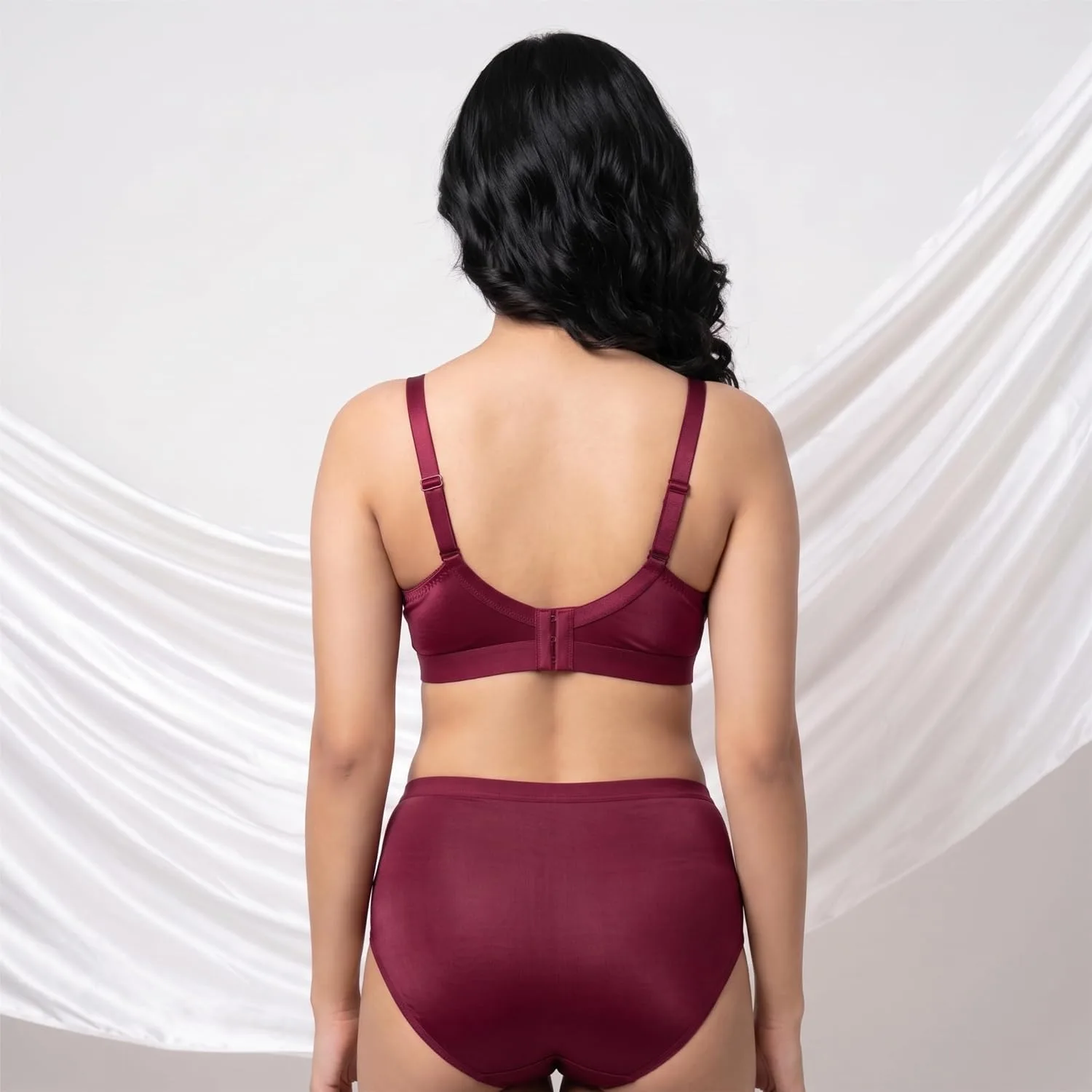 Buy Women's Pure Cotton Blend Non-Padded Wirefree Bra - Pack of 3 Combo at nearme.com.np image 13