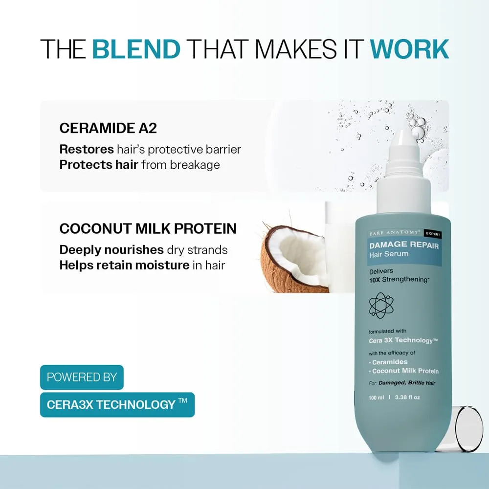 Bare Anatomy Damage Repair Hair Serum image 8